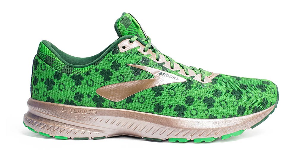 Brooks Running Launch 6 Shamrock Shoe 