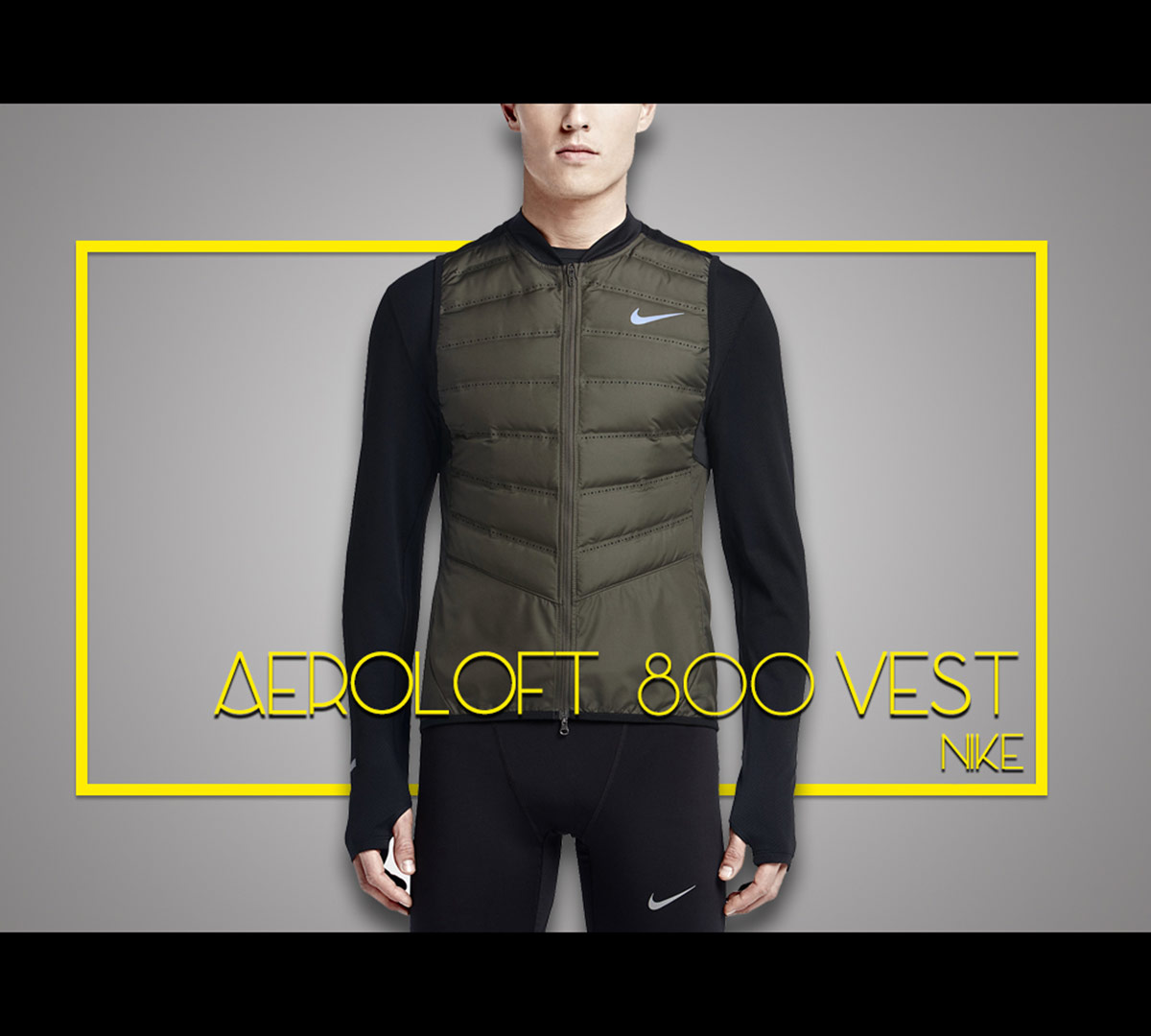 Nike AeroLoft Men's Running Gilet - Black, Size XL MSRP $180